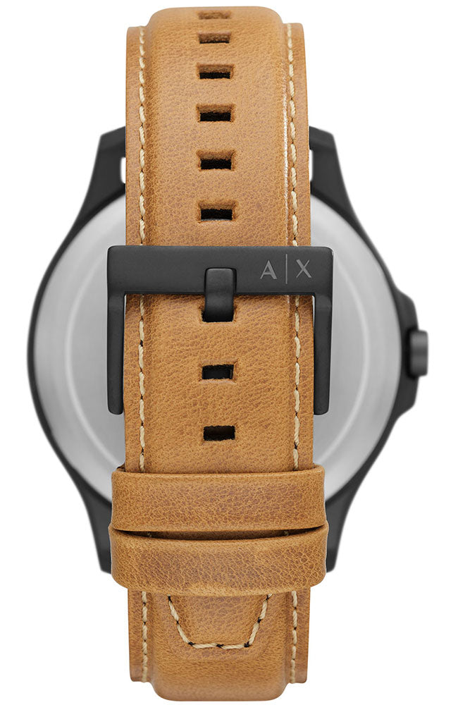  Shop Authentic Armani Exchange Hampton Chronograph Green Dial Brown Leather Strap Watch For Men - AX2412 - Luxxuri