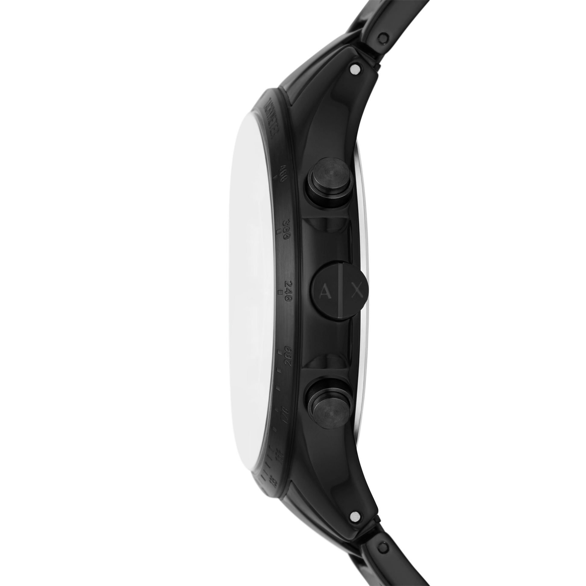  Shop Authentic Armani Exchange Chronograph Black Dial Black Steel Strap Watch For Men - AX2429 - Luxxuri