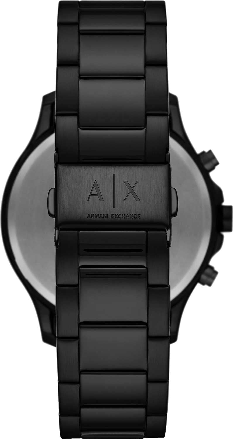  Shop Authentic Armani Exchange Chronograph Black Dial Black Steel Strap Watch For Men - AX2429 - Luxxuri