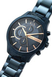  Shop Authentic Armani Exchange Hampton Chronograph Blue Dial Blue Steel Strap Watch For Men - AX2430 - Luxxuri