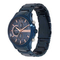  Shop Authentic Armani Exchange Hampton Chronograph Blue Dial Blue Steel Strap Watch For Men - AX2430 - Luxxuri