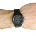  Shop Authentic Armani Exchange Drexler Chronograph Black Dial Black Steel Strap Watch For Men - AX2601 - Luxxuri