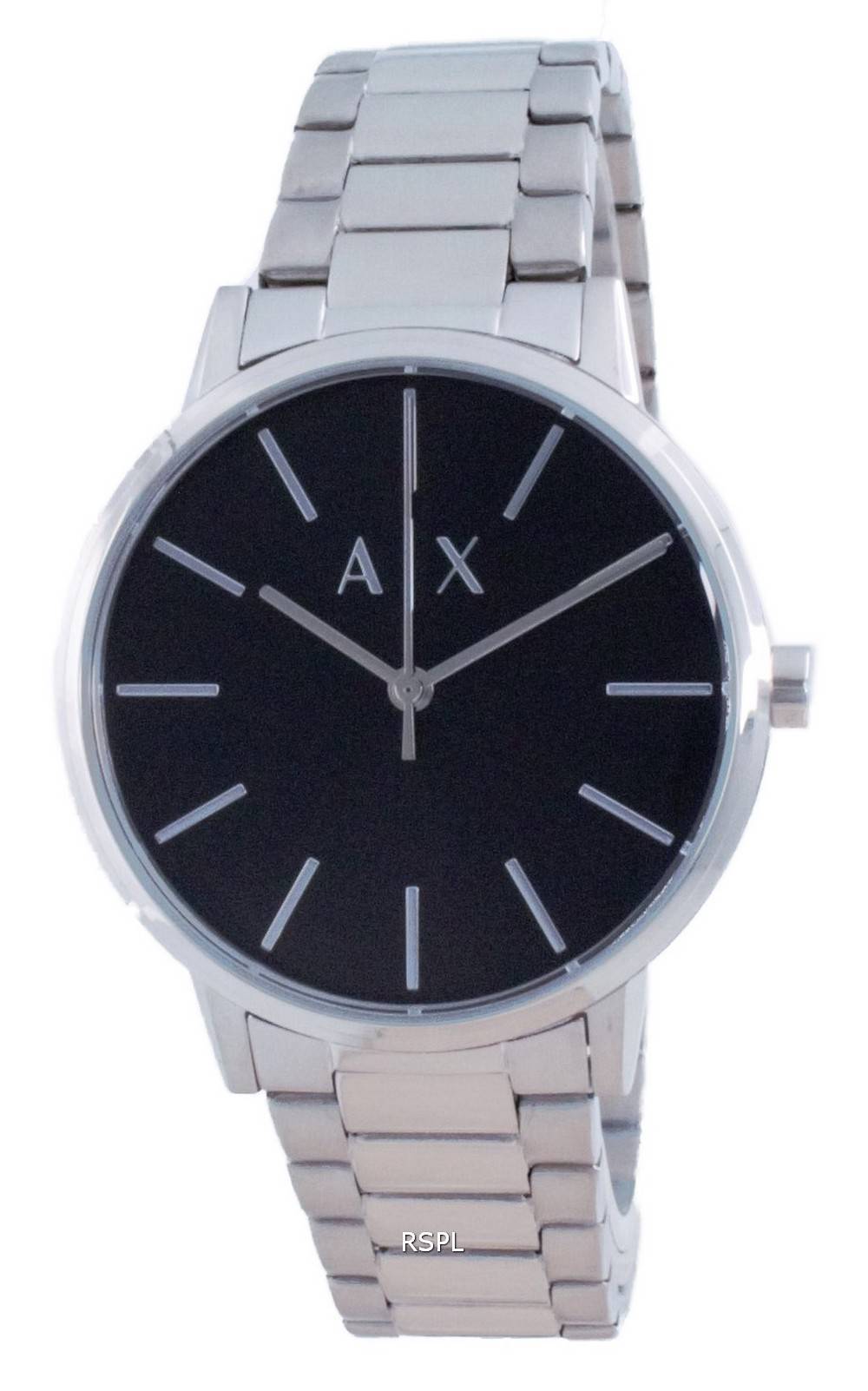  Shop Authentic Armani Exchange Cayde Analog Black Dial Silver Steel Strap Watch For Men - AX2700 - Luxxuri