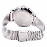  Shop Authentic Armani Exchange Cayde Chronograph Black Dial Silver Mesh Strap Watch For Men - AX2714 - Luxxuri