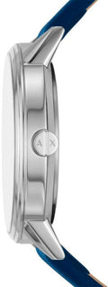  Shop Authentic Armani Exchange Cayde Chronograph Blue Dial Blue Leather Strap Watch for Men - AX2746 - Luxxuri