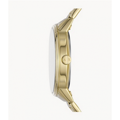  Shop Authentic Armani Exchange Cayde Chronograph Black Dial Gold Steel Strap Watch for Men - AX2747 - Luxxuri