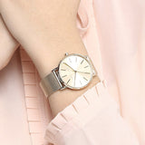  Shop Authentic Armani Exchange Lola Analog Gold Dial Gold Mesh Strap Watch For Women - AX5536 - Luxxuri