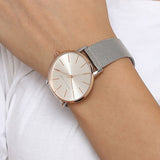  Shop Authentic Armani Exchange Lola Analog White Dial Silver Mesh Strap Watch For Women - AX5537 - Luxxuri