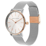 Shop Authentic Armani Exchange Lola Analog White Dial Silver Mesh Strap Watch For Women - AX5537 - Luxxuri