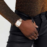  Shop Authentic Armani Exchange Lola Quartz Silver Dial Rose Gold Mesh Strap Watch For Women - AX5802 - Luxxuri