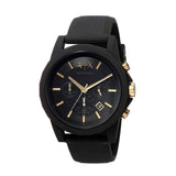  Shop Authentic Armani Exchange Outerbanks Chronograph Black Dial Black Steel Strap Watch For Men - AX7105 - Luxxuri