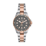 Shop Authentic Fossil Blue Dive Three Hand Gray Dial Two Tone Steel Strap Watch For Women - ES5348 - Luxxuri