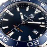  Shop Authentic Tag Heuer Aquaracer Quartz Blue Dial Blue Rubber Strap Watch for Men - WAY101C.FT6153 - Luxxuri