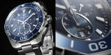  Shop Authentic Tag Heuer Aquaracer Blue Dial SIlver Steel Strap Watch for Men - CAY111B.BA0927 - Luxxuri