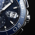  Shop Authentic Tag Heuer Aquaracer Calibre 16 43mm Blue Dial Silver Steel Strap Watch for Men - CAY211B.BA0927 - Luxxuri