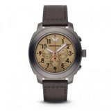  Shop Authentic Emporio Armani Delta Chronograph Brown Dial Brown Leather Strap Dial Watch For Men - AR6055 - Luxxuri
