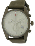  Shop Authentic Emporio Armani Sportivo Chronograph Silver Dial Brown Leather Strap Watch For Men - AR6076 - Luxxuri