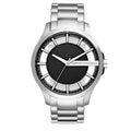  Shop Authentic Armani Exchange Hampton Chronograph Black Dial Silver Steel Strap Watch For Men - AX2179 - Luxxuri