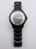  Shop Authentic Armani Exchange Hampton Chronograph Black Dial Black Steel Strap Watch For Men - AX2189 - Luxxuri
