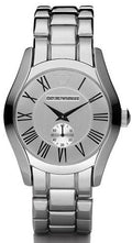  Shop Authentic Emporio Armani Classic Quartz Silver Dial Silver Steel Strap Watch For Men - AR0647 - Luxxuri