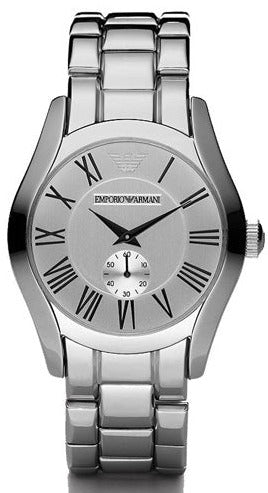  Shop Authentic Emporio Armani Classic Quartz Silver Dial Silver Steel Strap Watch For Men - AR0647 - Luxxuri