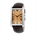  Shop Authentic Emporio Armani Classic Brown Dial Brown Leather Strap Watch For Men - AR1605 - Luxxuri