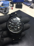  Shop Authentic Emporio Armani Classic Chronograph Black Dial Black Stainless Steel Strap Watch For Men - AR2453 - Luxxuri