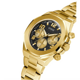  Shop Authentic Guess Empire Quartz Black Dial Gold Steel Strap Watch For Men - GW0489G2 - Luxxuri