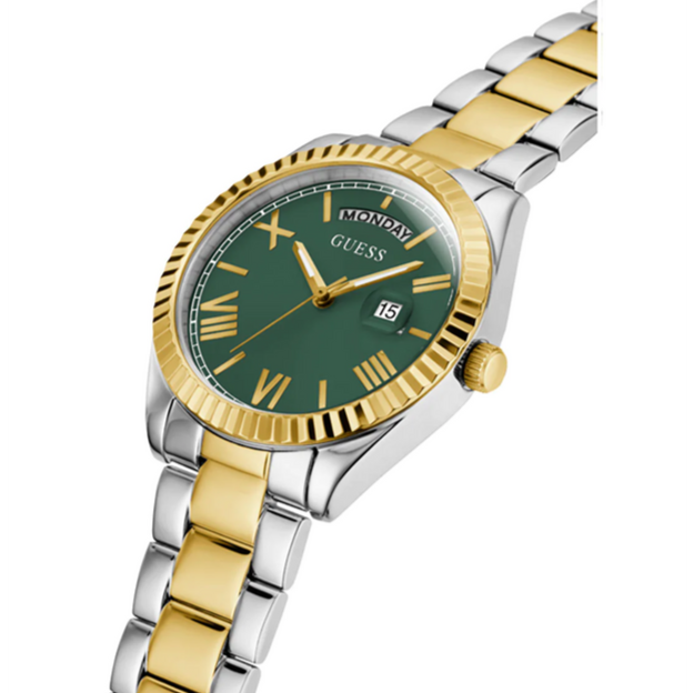  Shop Authentic Guess Luna Quartz Green Dial Two Tone Steel Strap Watch For Women - GW0308L5 - Luxxuri