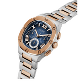  Shop Authentic Guess Headliner Multifunction Blue Dial Two Tone Steel Strap Watch For Men - GW0572G4 - Luxxuri