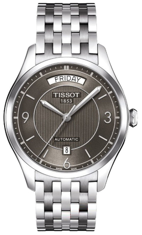  Shop Authentic Tissot T Classic T One Automatic Grey Dial Silver Steel Strap Watch For Men - T038.430.11.067.00 - Luxxuri