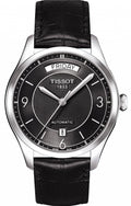  Shop Authentic Tissot T One Automatic Black Dial Black Leather Strap Watch For Men - T038.430.16.057.00 - Luxxuri
