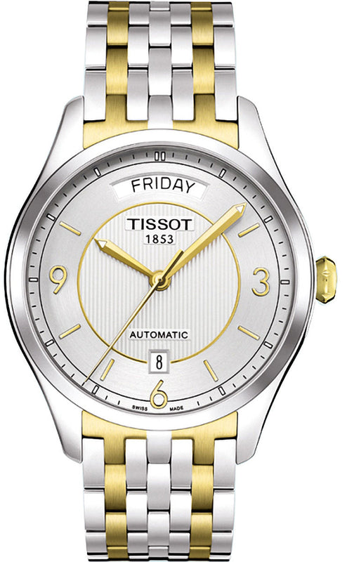 Shop Authentic Tissot T Classic T One Automatic Silver Dial Two Tone Steel Strap Watch For Men - T038.430.22.037.00 - Luxxuri