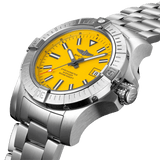  Shop Authentic Breitling Avenger Automatic 45mm Seawolf Yellow Dial Silver Steel Strap Strap Watch for Men - A17319101/1A1 - Luxxuri