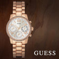  Shop Authentic Guess Mini Surprise Analog Silver Dial Rose Gold Steel Strap Watch For Women - W0623L2 - Luxxuri