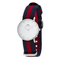  Shop Authentic Daniel Wellington Classy Oxford White Dial Two Tone Nylon Strap Watch For Women - DW00100072 - Luxxuri