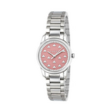  Shop Authentic Gucci G Timeless Quartz Pink Dial Silver Steel Strap Watch for Women - YA1265033 - Luxxuri