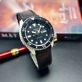  Shop Authentic Seiko 5 Sports SKX Automatic Black Dial Black Leather Strap Watch for Men - SRPD55K2 - Luxxuri