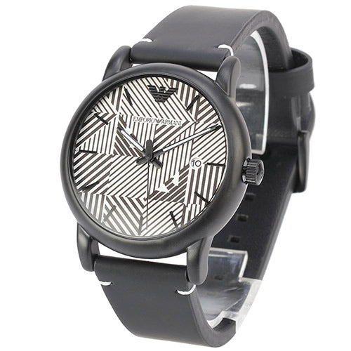  Shop Authentic Emporio Armani Luigi Quartz White Dial Black Rubber Strap Watch For Men - AR11136 - Luxxuri