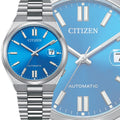  Shop Authentic Citizen x Pantone Automatic Blue Dial Silver Steel Strap Watch For Men - NJ0158-89L - Luxxuri