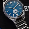  Shop Authentic Citizen Tsuyosa Automatic Blue Dial Silver Steel Strap Watch For Men - NK5010-51L - Luxxuri