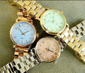  Shop Authentic Marc Jacobs Baker Mint Green Dial Gold Steel Strap Watch for Women - MBM3284 - Luxxuri