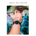  Shop Authentic Daniel Wellington Classic Sheffield Black Dial Black Leather Strap Watch For Men - DW00100133 - Luxxuri