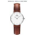  Shop Authentic Daniel Wellington Classy St Mawes White Dial Brown Leather Strap Watch For Women - DW00100079 - Luxxuri