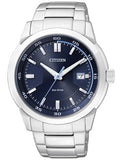  Shop Authentic Citizen Eco Drive Blue Dial Silver Stainless Steel Watch For Men - BM7140-54L - Luxxuri