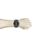  Shop Authentic Hugo Boss Skymaster Chronograph Black Dial Black Steel Strap Watch for Men - 1513785 - Luxxuri