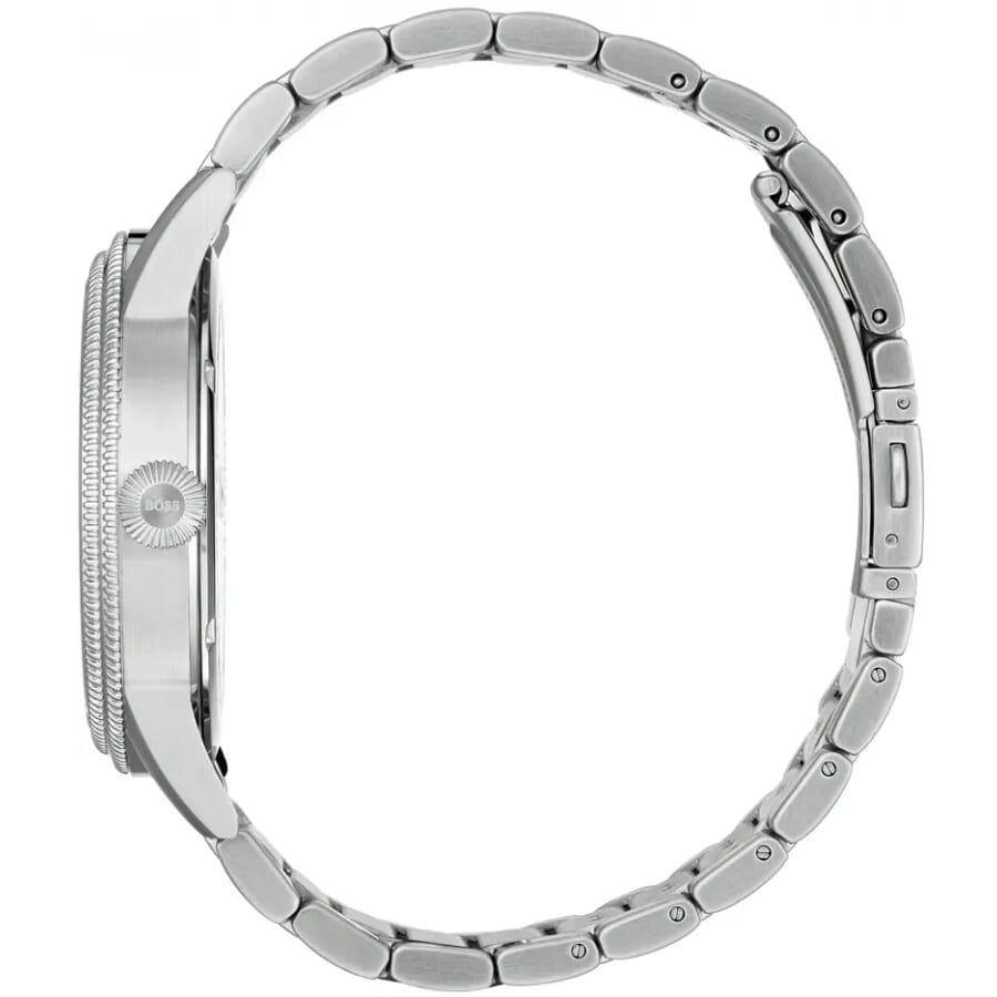  Shop Authentic Hugo Boss Legacy Blue Dial Silver Steel Strap Watch for Men - 1513707 - Luxxuri