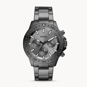  Shop Authentic Fossil Bannon Multifunction Chronograph Grey Dial Grey Steel Strap Watch for Men - BQ2491 - Luxxuri