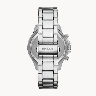  Shop Authentic Fossil Bannon Chronograph Green Dial Silver Steel Strap Watch for Men - BQ2492 - Luxxuri