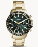  Shop Authentic Fossil Bannon Multifunction Chronograph Green Dial Gold Steel Strap Watch for Men - BQ2493 - Luxxuri